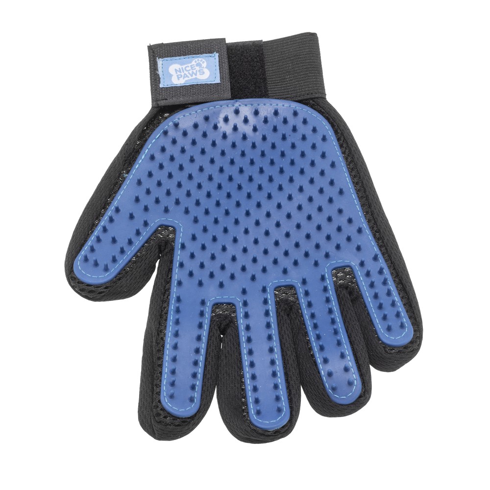 Nice Paws Grooming Mitt, 13in, Blue/Black MPN:NP20707