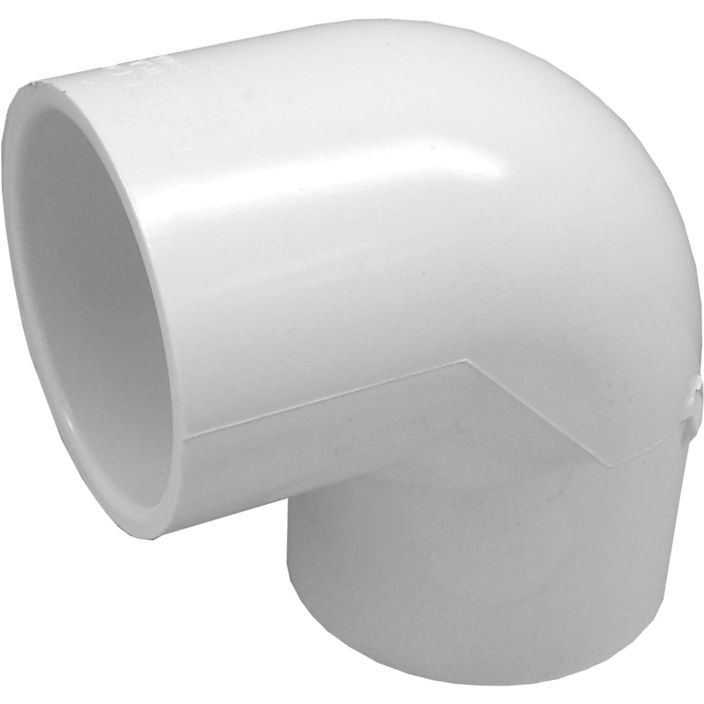 Genova PVC Pipe Fittings, 1/2in, White, Pack Of 50 Fittings MPN:30705