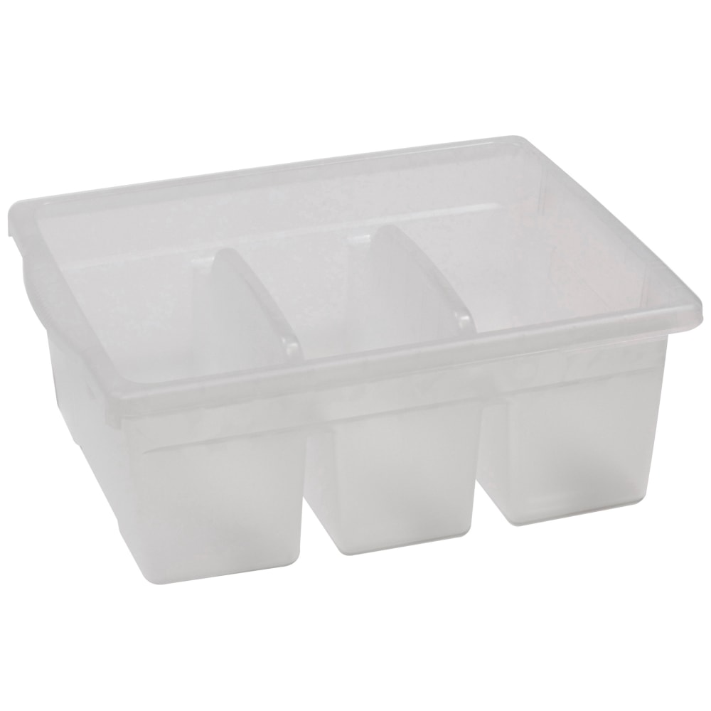 Copernicus Leveled Reading Large Divided Book Tub, Clear MPN:CEPCC4069C