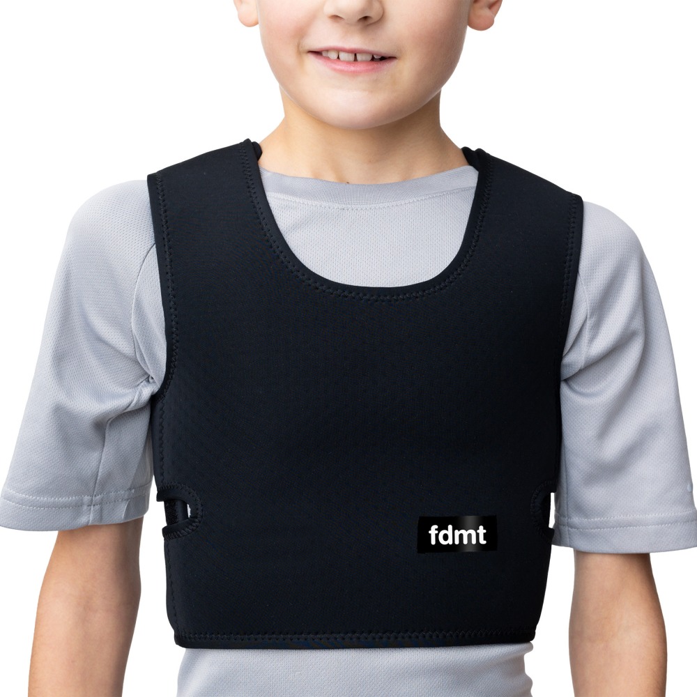 FDMT Deep Pressure Vest, Large, Black, Grades 8 - 12 MPN:MNO0010G