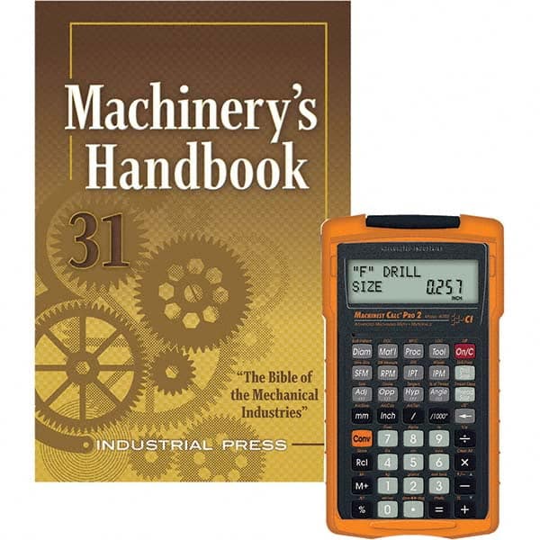 Machinery's Handbook Large Print & CalcPro 2 Bundle: 31st Edition MPN:9780831142315
