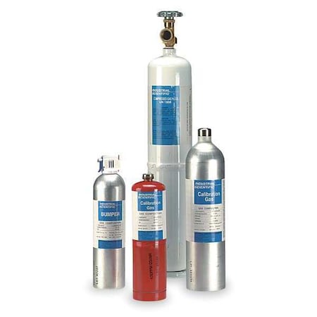 Calibration Gas, Isobutylene, 103 L, 5/8 in-18 UNF threaded collar Connection, +/-2% Accuracy MPN:18102939