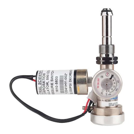 Gas Regltr w/Pressure Switch, 552L, CGA590 MPN:18105833