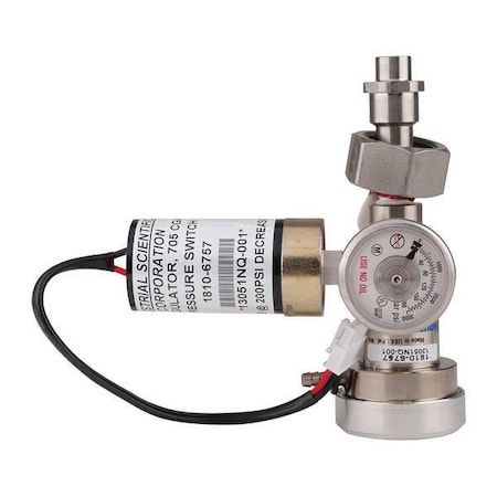 Gas Regltr w/Pressure Switch, 650L, CGA705 MPN:18106757