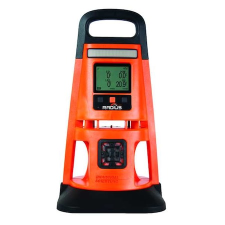 Radius BZ1 Multi-Gas Detector, IP66, Audible, Vibrating, Visual, LCD with Backlight MPN:BZ1-K123500111