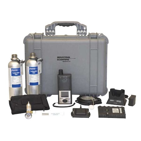MX6 iBrid Multi-Gas Detector, Audible, Vibrating, Visual, LCD, 36 hr Battery Life MPN:MX6KIT-K1230211