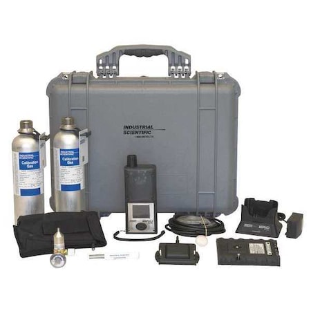 MX6 iBrid Multi-Gas Detector, Audible, Vibrating, Visual, LCD, 36 hr Battery Life MPN:MX6KIT-K123R211