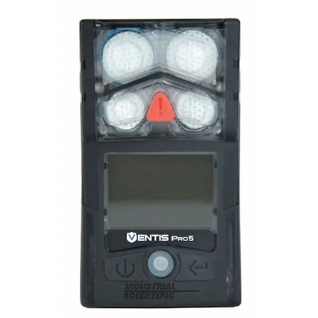 Ventis Pro5 Multi-Gas Detector, IP68, Audible, Vibrating, Visual, LCD with Backlight MPN:VP5-KJ6Y2110111