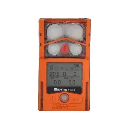 Ventis Pro5 Multi-Gas Detector, IP68, Audible, Vibrating, Visual, LCD with Backlight MPN:VP5-U12Y2110101