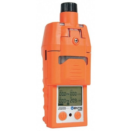 Ventis MX4 Multi-Gas Detector, IP66/IP67, Audible, Vibrating, Visual, LCD with Backlight MPN:VTS-K1232111101