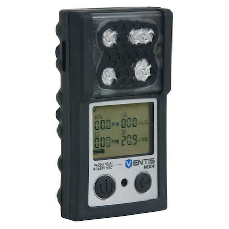 Ventis MX4 Multi-Gas Detector, IP66/IP67, Audible, Vibrating, Visual, LCD, 12 hr Battery Life MPN:VTS-K5130-CPO
