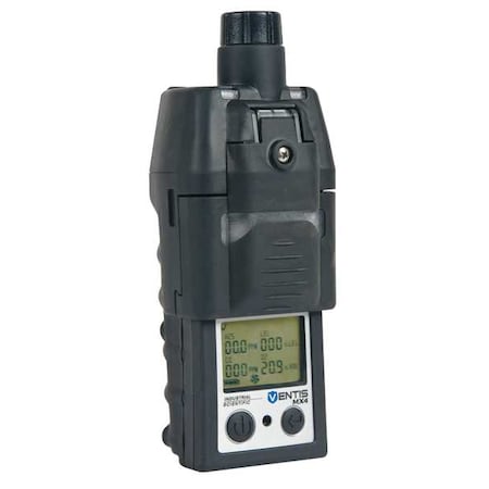 Ventis MX4 Multi-Gas Detector, IP66/IP67, Audible, Vibrating, Visual, LCD with Backlight MPN:VTS-K5232110101