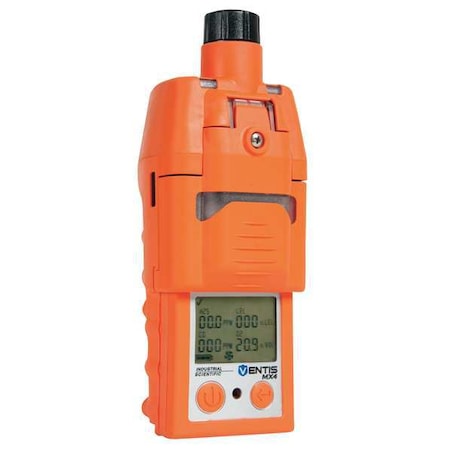 Ventis MX4 Multi-Gas Detector, IP66/IP67, Audible, Vibrating, Visual, LCD with Backlight MPN:VTS-K5232111101