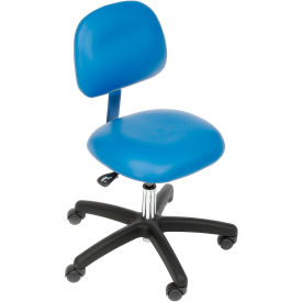 Clean Room Chair Pneumatic Height Adjustment 52-VCR BLUE-211