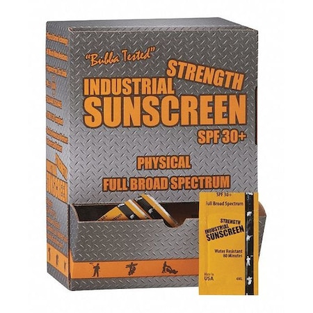 Industrial Sunscreen, PK100 MPN:ICSSF-30+FF-100