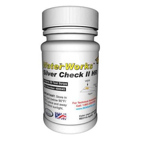 Test Strips, Silver, 50-1000ppb, PK50 MPN:480044
