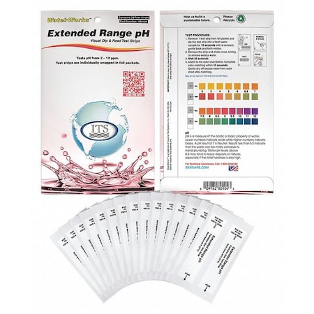 Test Strips, L, 2 to 12 pH, PK30 MPN:480104