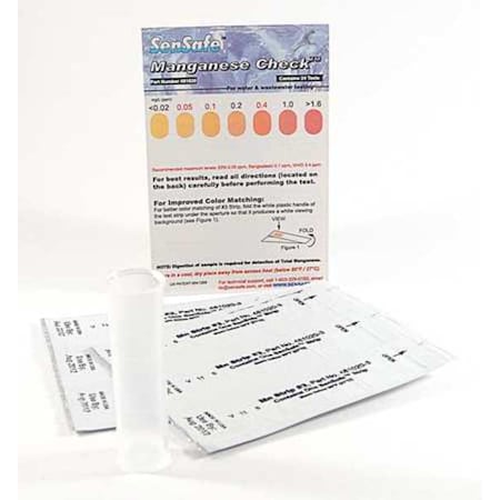 Test Strips, Manganese, 0.2-2ppm, PK24 MPN:481020