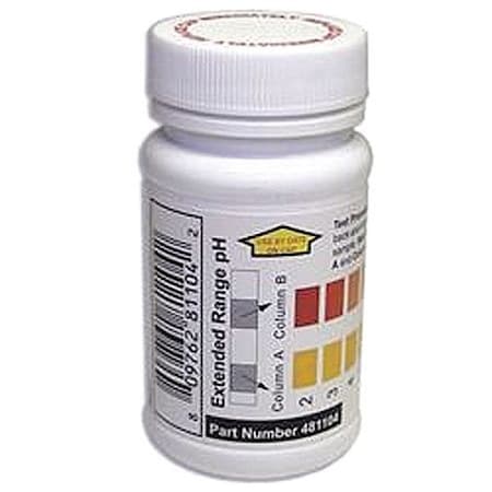Test Strips, pH, 2-12ppm, PK50 MPN:481104