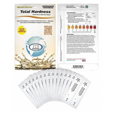 Test Strip, Total Hardness, 0-1000ppm, PK30 MPN:481108