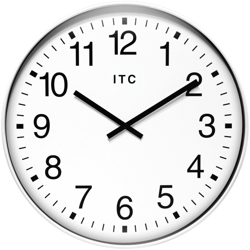 Infinity Instruments Profuse Wall Clock, 19in, White MPN:14246WH-830