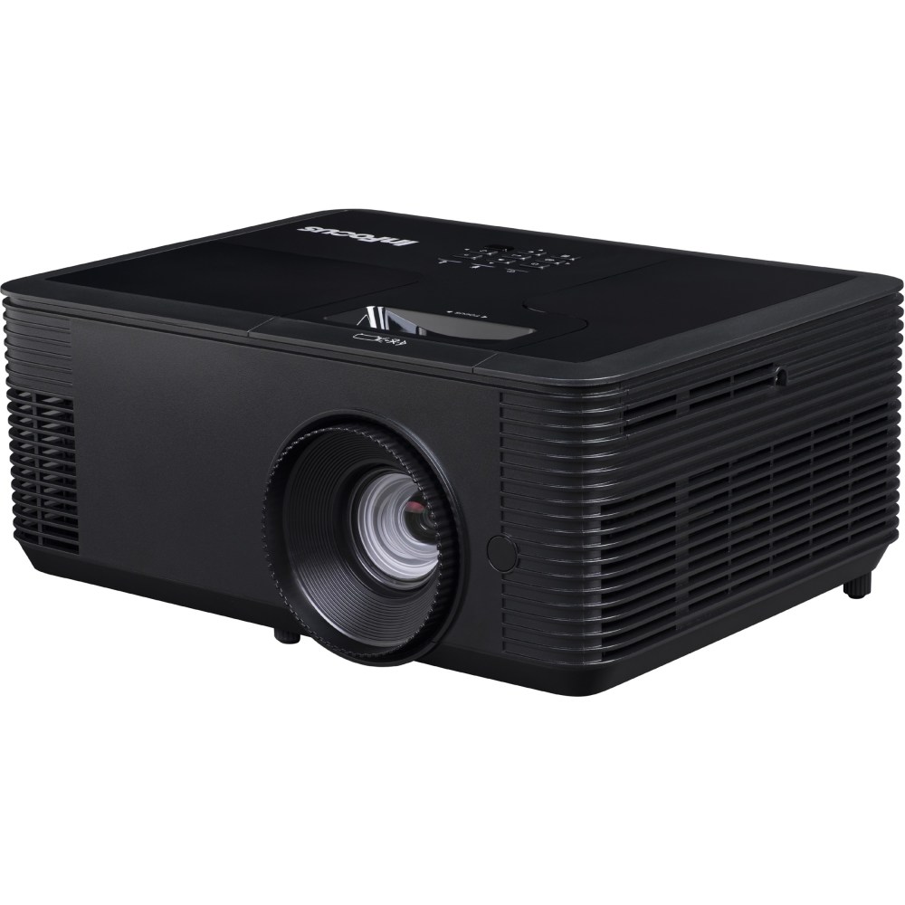 InFocus IN136 3D DLP Projector - 16:10 - Black - 1280 x 800 - Front, Ceiling - 720p - 5500 Hour Normal Mode - 10000 Hour Economy Mode - WXGA - 28,500:1 - 4000 lm - HDMI - USB - 2 Year Warranty MPN:IN136