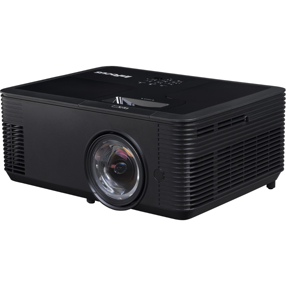 InFocus IN138HDST 3D Short Throw DLP Projector - 16:9 - 1920 x 1080 - Front, Ceiling - 1080p - 5000 Hour Normal Mode - 10000 Hour Economy Mode - Full HD - 28,500:1 - 4000 lm - HDMI - USB - 2 Year Warranty MPN:IN138HDST