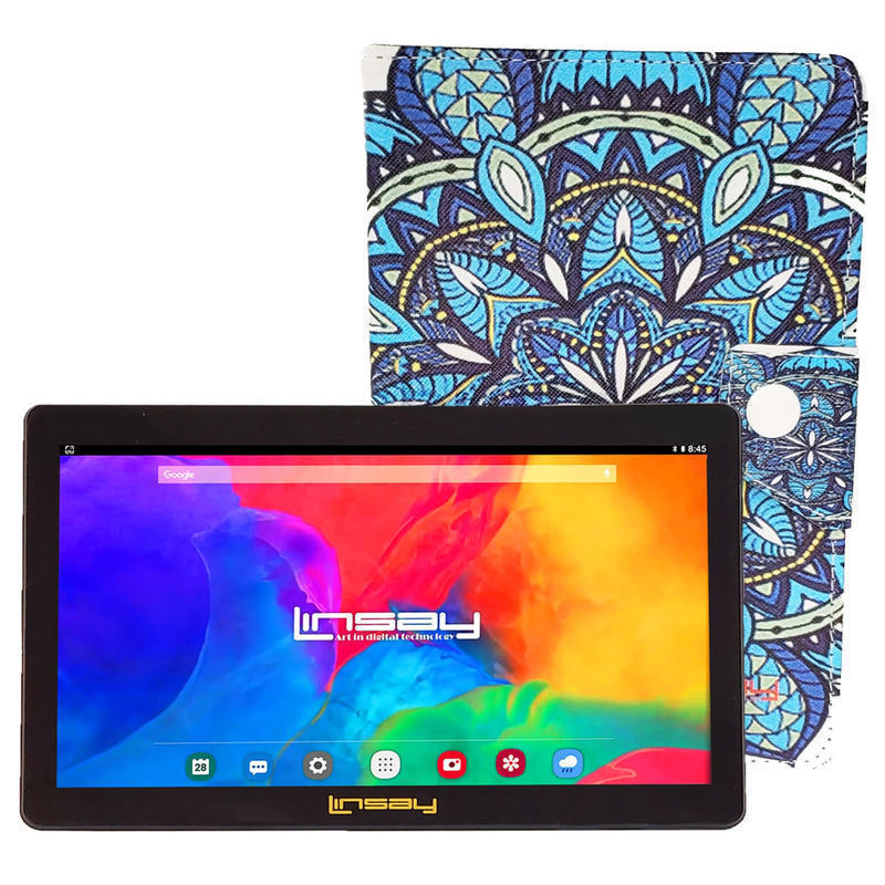 Linsay F7 Tablet, 7in Screen, 2GB Memory, 64GB Storage, Android 13, Mandala Blue MPN:F7UHDBCMANDALA