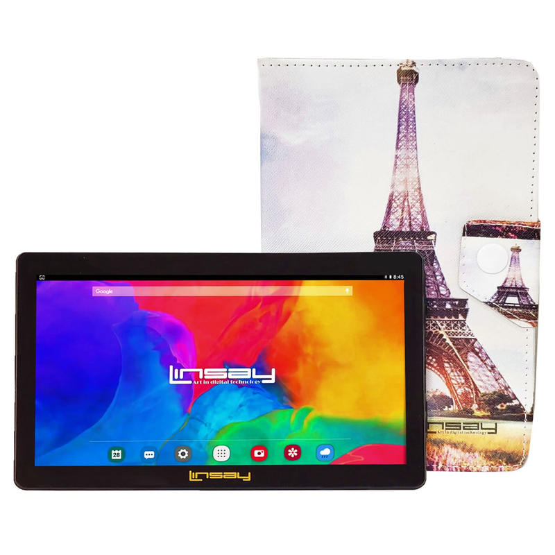 Linsay F7 Tablet, 7in Screen, 2GB Memory, 64GB Storage, Android 13, Paris MPN:F7UHDBCPARIS