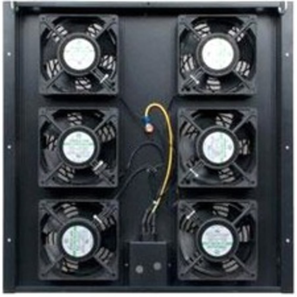 RackSolutions - Rack fan tray - with 6 cooling fans MPN:RACK-151-FANTRAY-6
