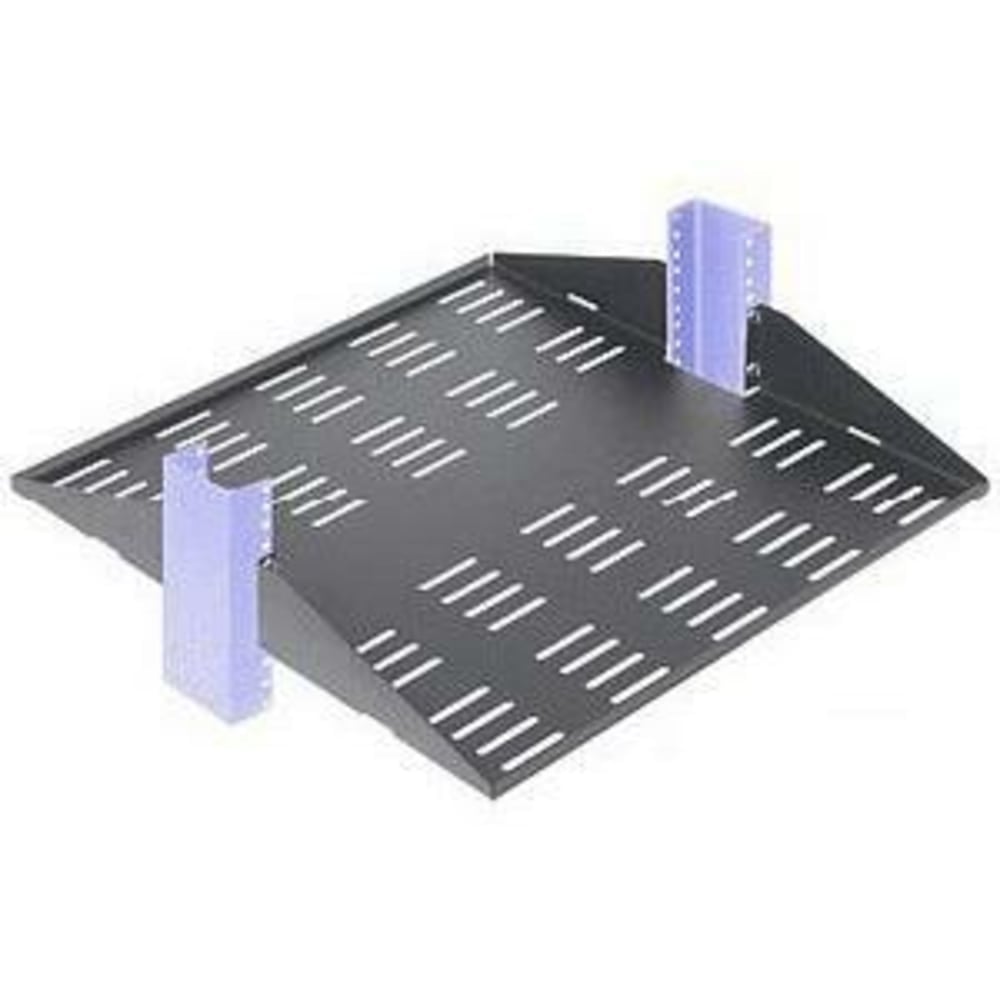 Innovation First RackSolutions Rack Shelf, Black, 20in Solid, 2USHL022FULL20DS MPN:2USHL-022FULL-20DS