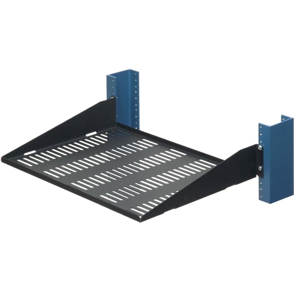 RackSolutions Rack shelf black 2U 19in MPN:2USHL-022HALF-13DS