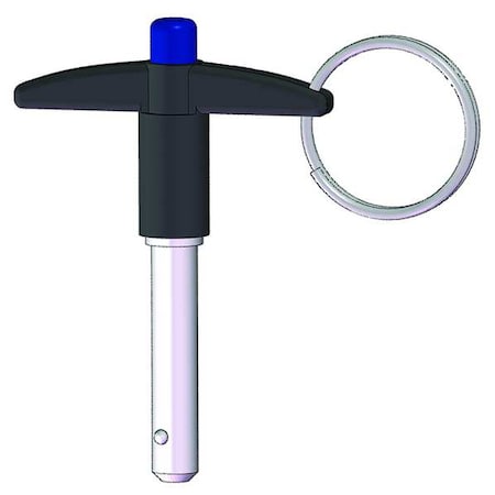 T Handle Lock Pin, 2-1/2, 5/16, Steel MPN:GL5X2500T----01