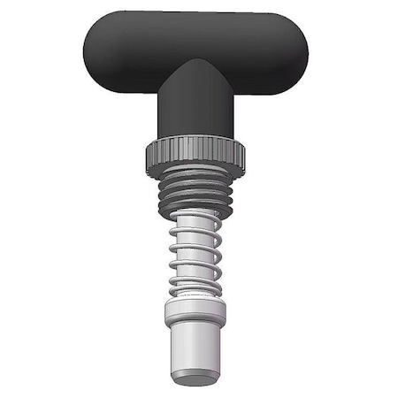 Rounded T Knob, Short Tip, 1/2