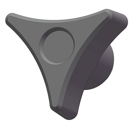 Three Prong Knob, 1/4-20 Thread Size, 1
