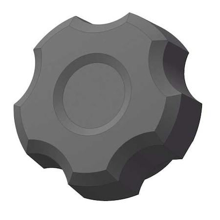 Fluted Knob, 1/4-20 Thread Size, 0.875