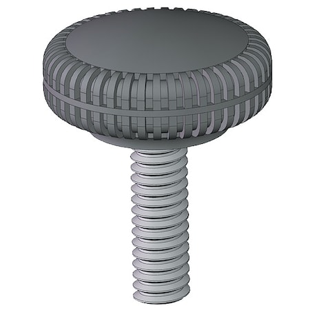Knurled Knob, 1/4-20 Thread Size, 1/2