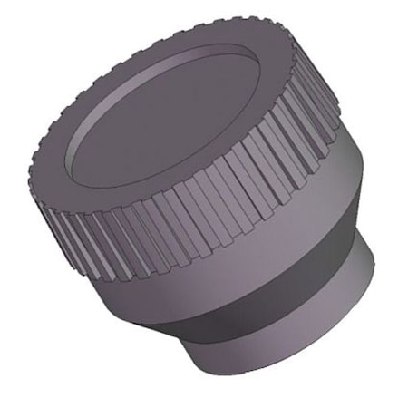 Knurled Knob, 8-32 Thread Size, 5/8
