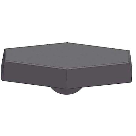 T Knob, 1/2-13 Thread Size, 1.125
