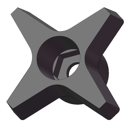 Snap Lock Four Knob, 1/4