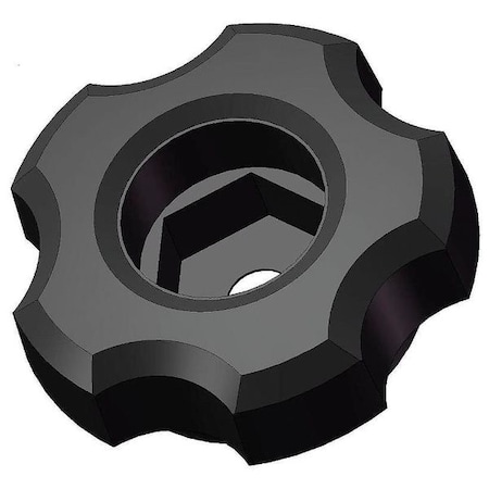 Snap Lock Fluted Knob, 1/4