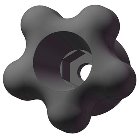 Snap Lock Star Knob, No 10 Thread Size, 1-3/8