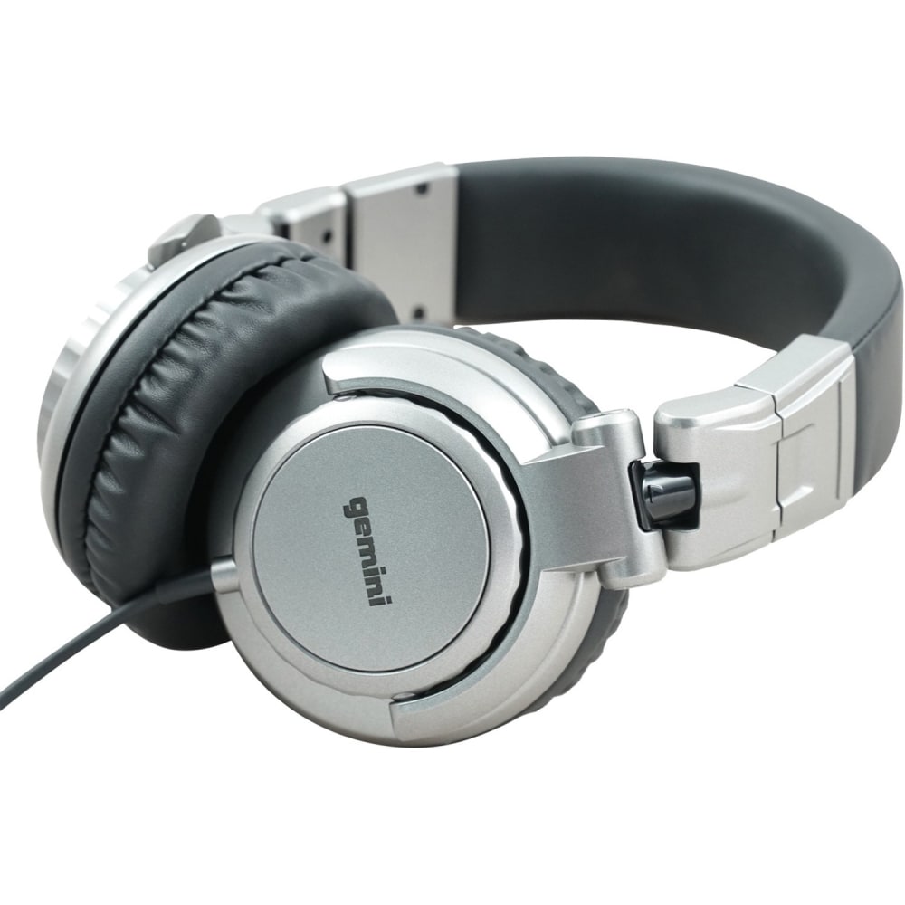 gemini DJX-500 Professional DJ Headphones - Stereo - Phone Jack, Mini-phone (3.5mm) - Wired - 64 Ohm - DJX500 MPN:DJX-500