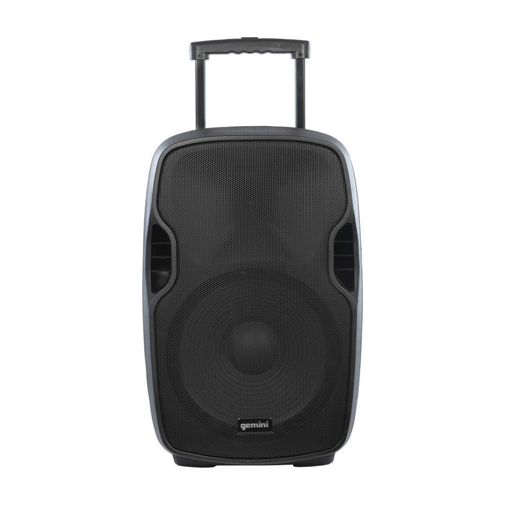 Gemini Portable Bluetooth PA Speaker With Integrated Mixer & Wired Microphone, Black, AS-15TOGO MPN:AS-15TOGO