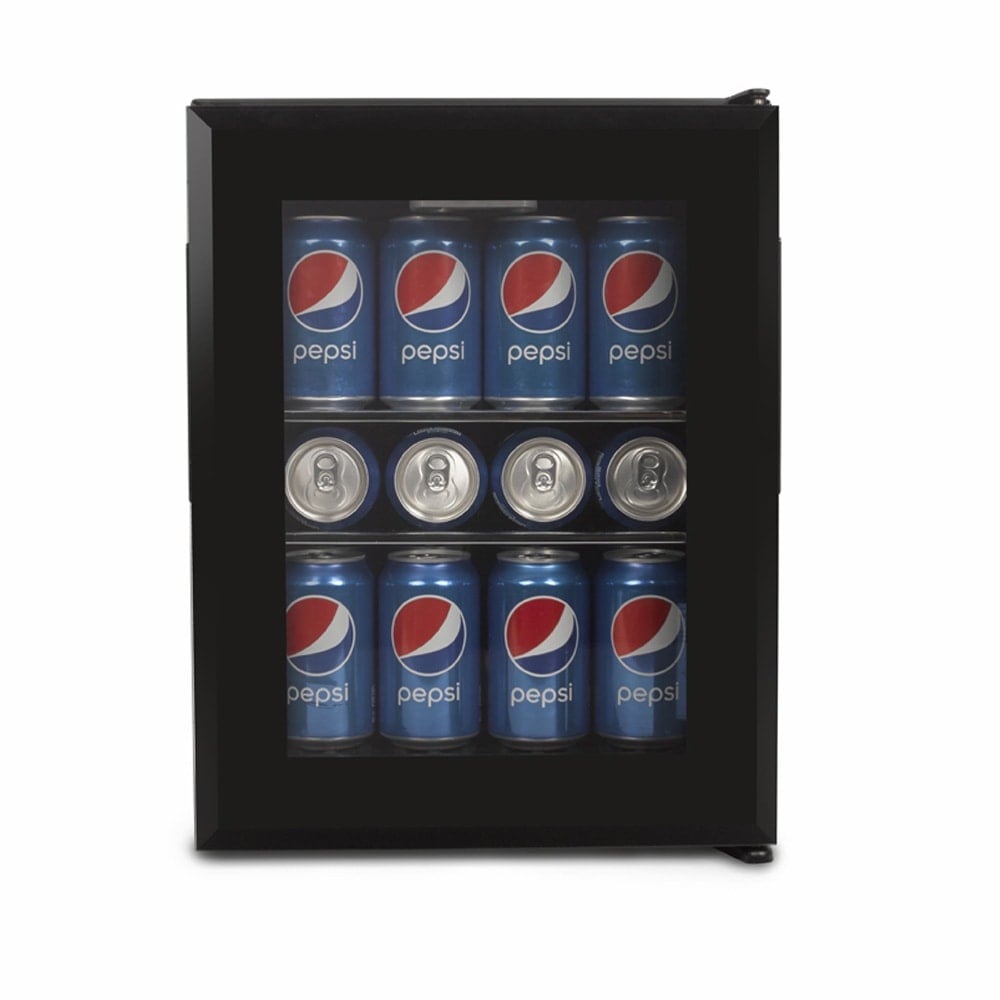 Innovative Frameless Glass Door Minibar, 1.76 Cu. Ft., Black, Total Qty 1 MPN:INN150GDF
