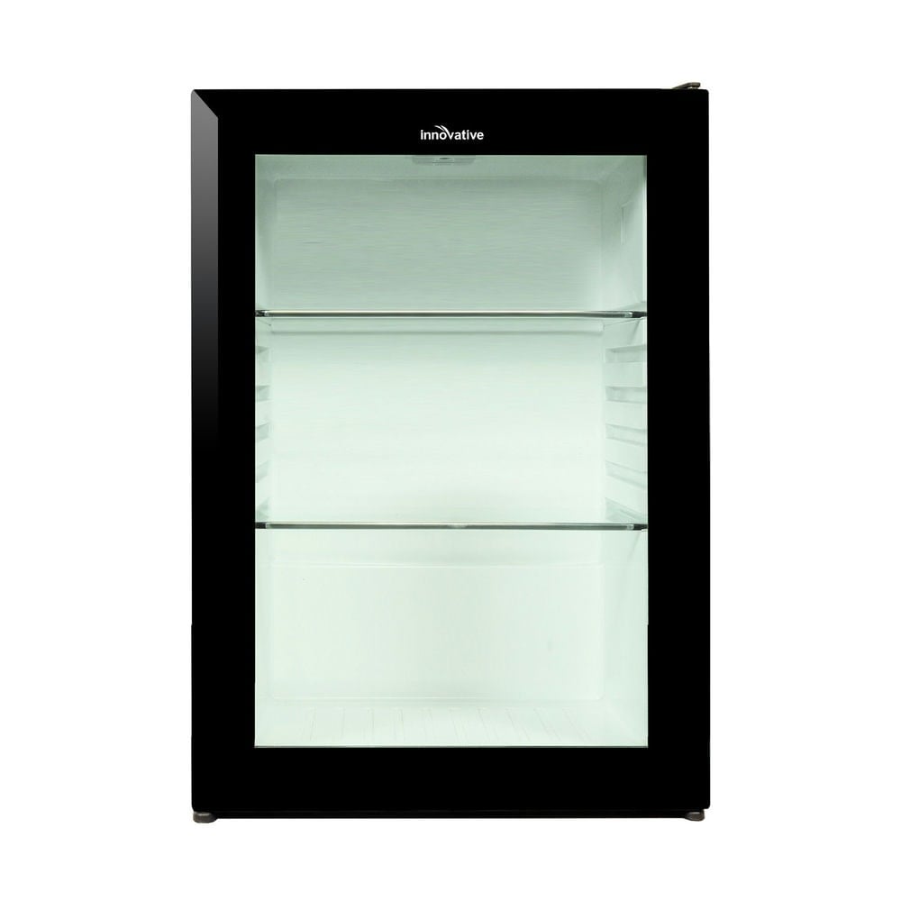 Innovative Hospitality Concepts Frameless Glass Door Mini Fridge, 6.17 Cu. Ft., Black, Total Qty 1 MPN:INN702CGDF