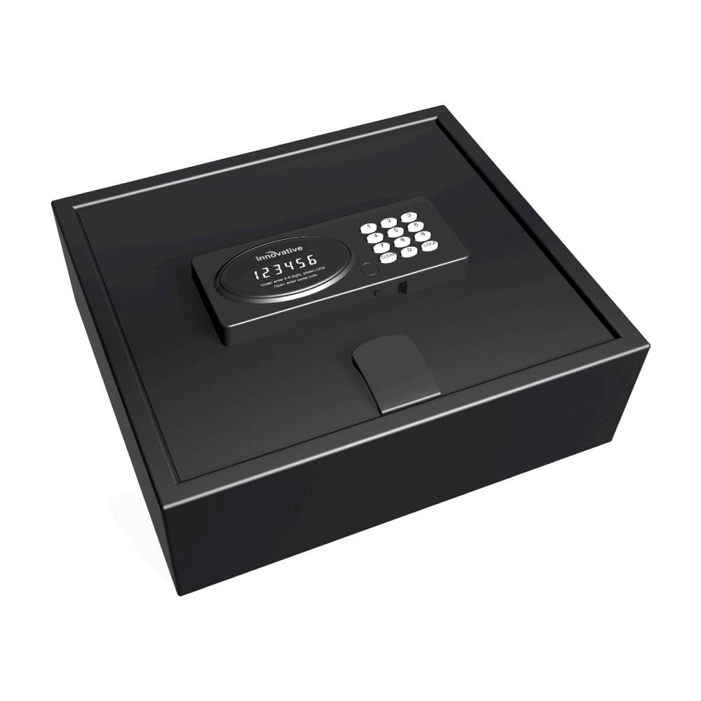 Innovative Hospitality Concepts Top Open Safe, 0.658 Cu. Ft., 15in Laptop Size, Black, Total Qty 1 MPN:INNDTO