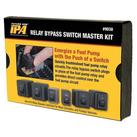 Fuel Pump Relay Bypas Master Kit, 6 Pc MPN:9038
