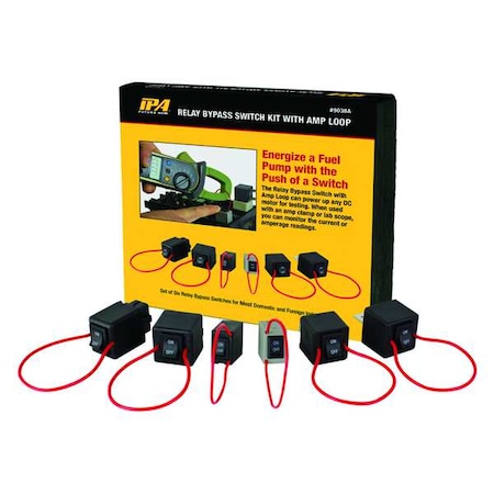 Relay Bypass Switch Kit, Handheld, 6 pcs. MPN:9038A
