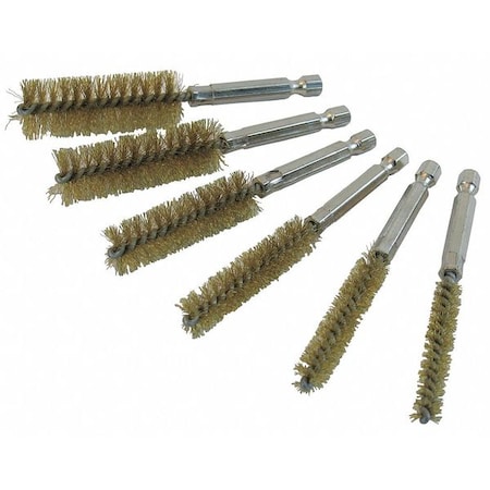 Twisted Wire Brass Bore Brush Set MPN:8081